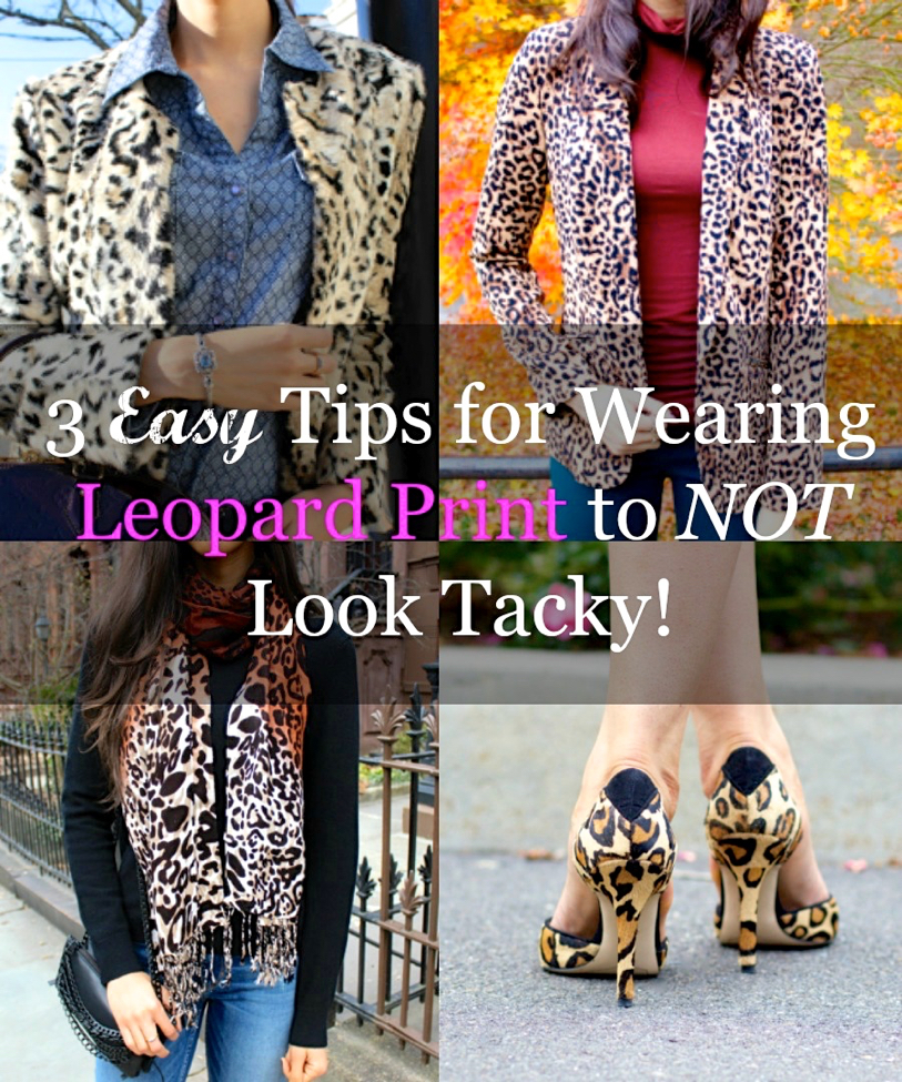 HOW TO WEAR ANIMAL PRINT AND LOOK CLASSY AND STYLISH - 50 IS NOT