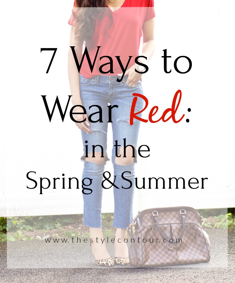 Stunning Red Top Outfits Ideas. How to Wear Red Tops in Spring