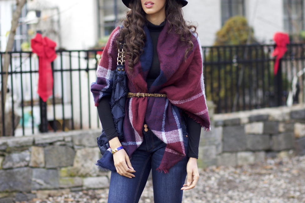 Winter Outfit Ideas For Styling Your Blanket Scarf