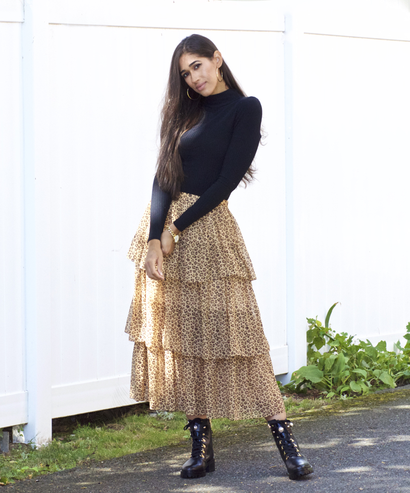 Layered skirt outlet xo