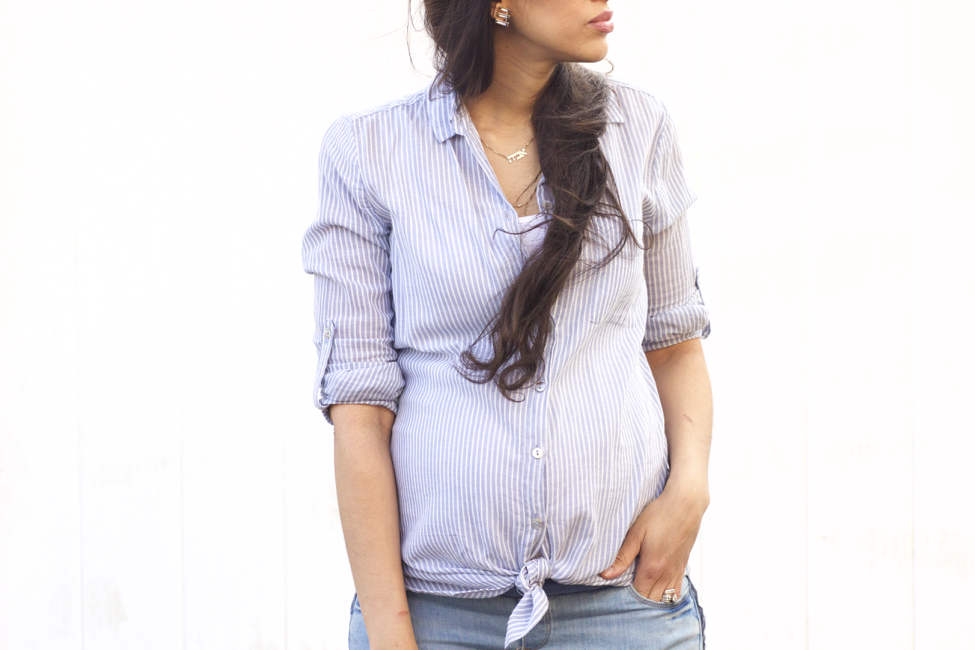 Maternity Clothes Business Casual Padres Shirt Women Button down