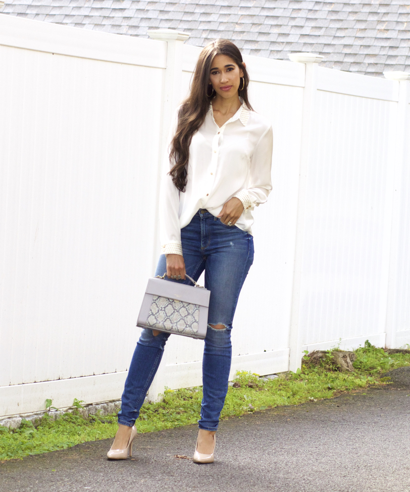 Shirt and hot sale jeans purse