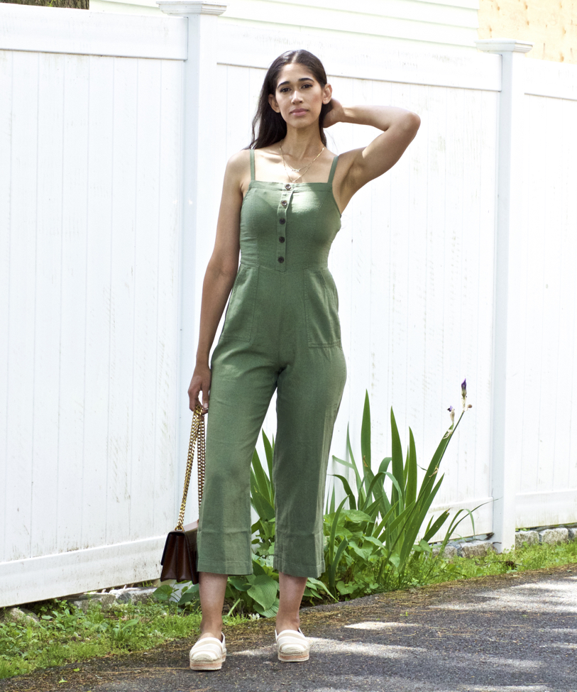 Linen summer sale jumpsuit