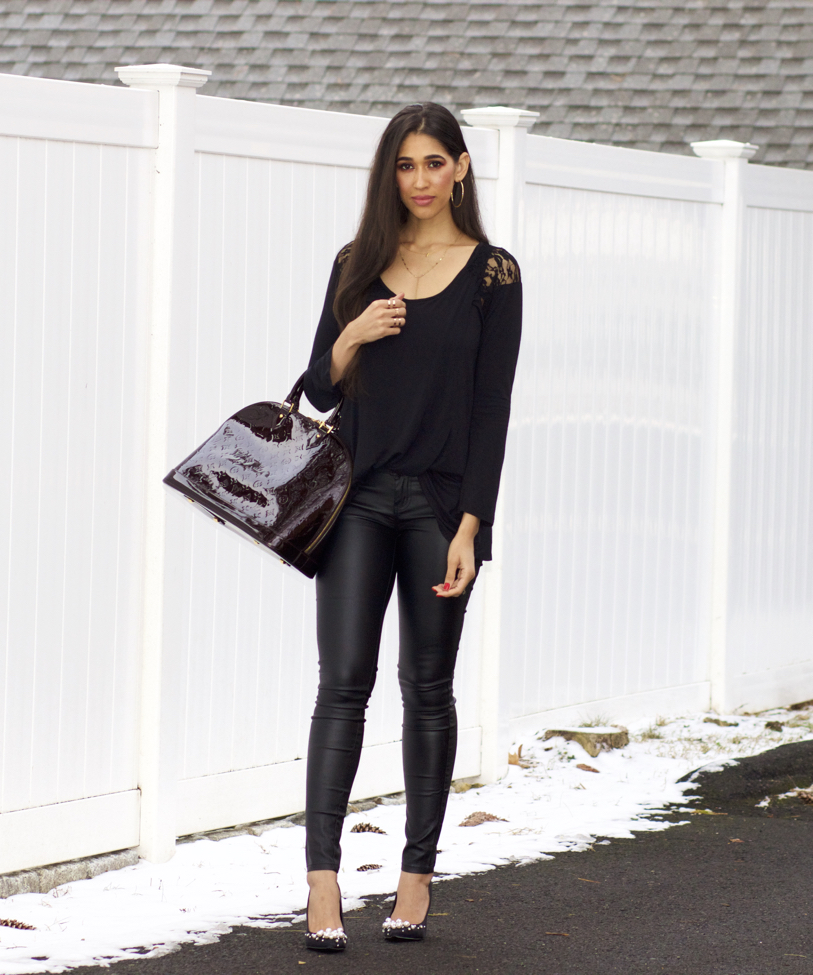 All Black Holiday Outfit The Style Contour