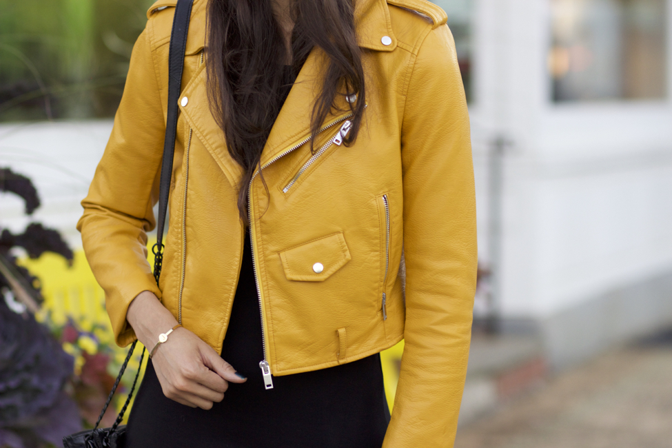 How To Style Your Yellow Leather Jacket To Stand Out From The Crowd