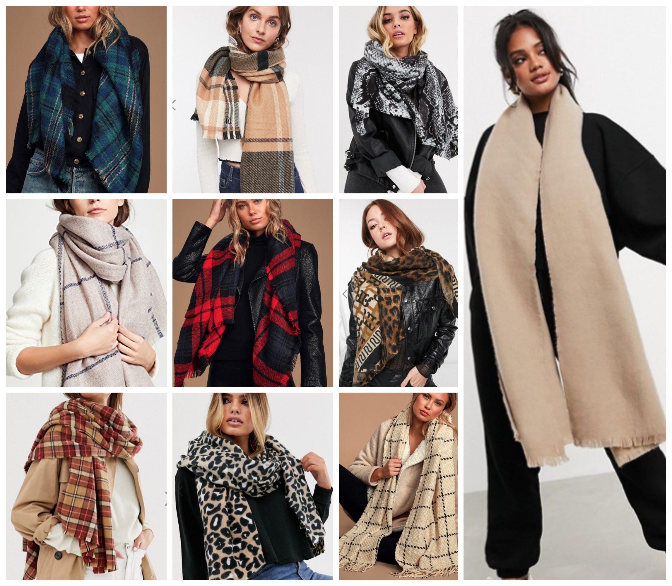 10 Blanket Scarves That Will Transform Your Outfit & Keep You Cozy
