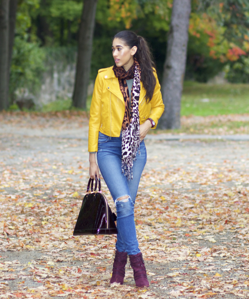 Maroon and mustard clearance outfit