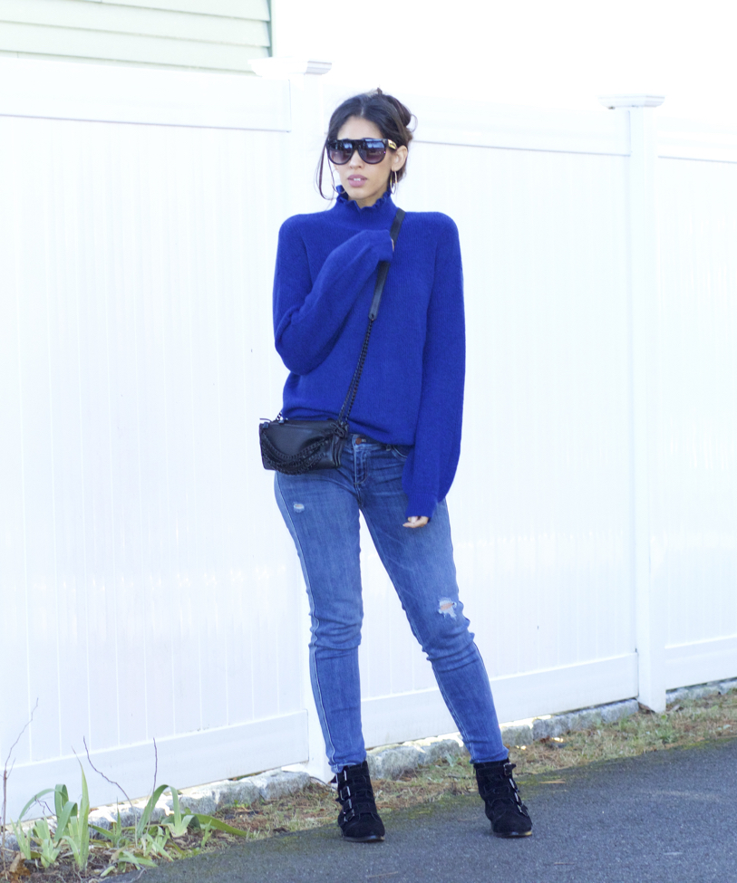 Cobalt 2025 blue sweater