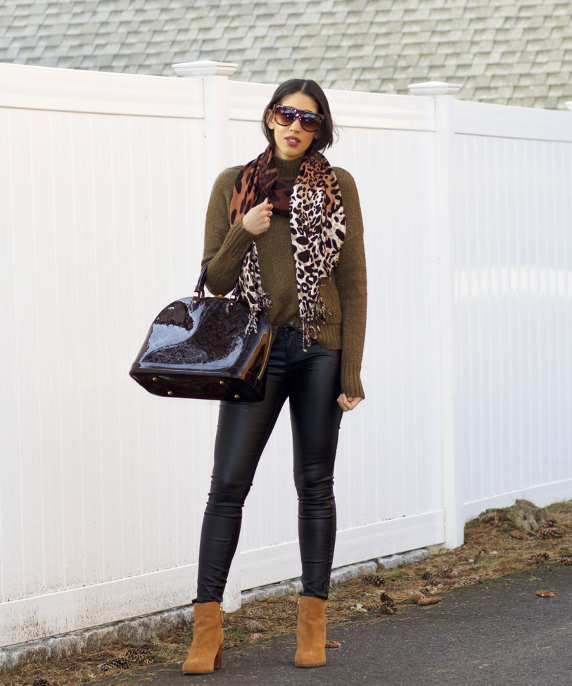 Wearing a Leather Jacket in the Winter - The Style Contour