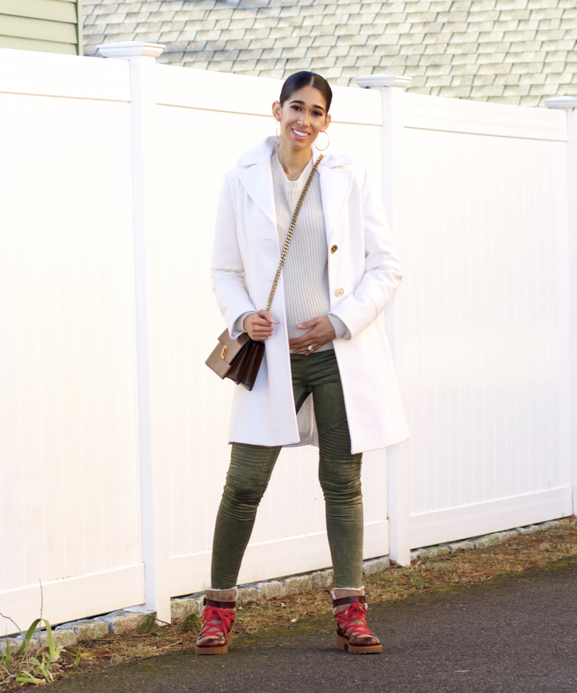 Cute Outfit Idea with Hiking Boots - The Style Contour