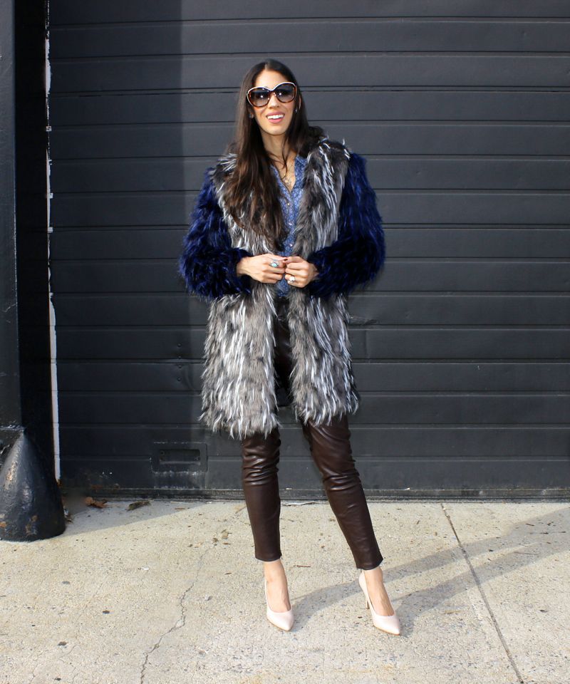 3 Stylish Ways To Wear A Faux Fur Coat The Style Contour