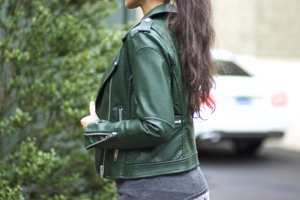 Impressive Green Leather Jacket Outfit Ideas for Women - Leather Skin Shop