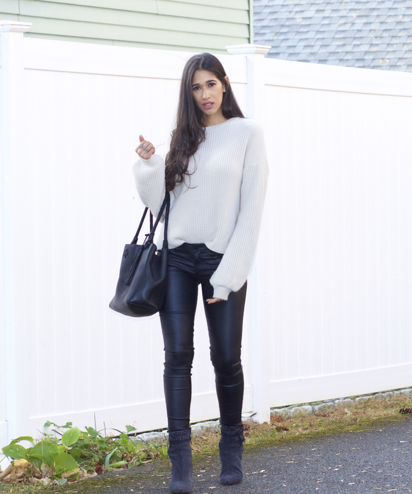 How to Style Leather Pants