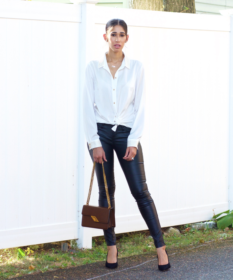 The Universally Flattering Way to Wear Leather Pants - The Style Contour