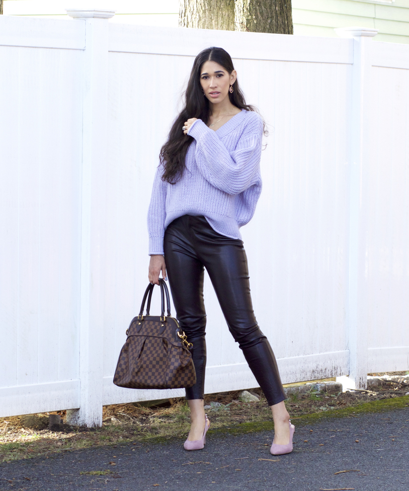STREET STYLE  FAUX LEATHER PANTS - STEPHYLATELY
