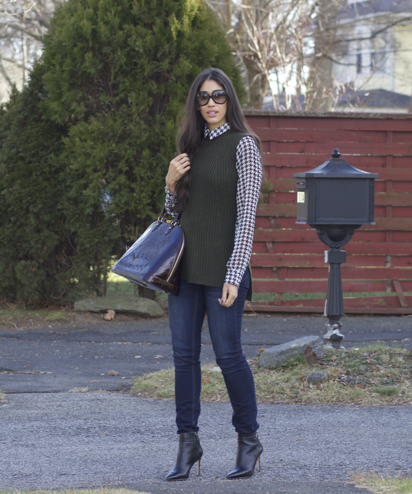 Layering a Sleeveless Sweater - The Style Contour