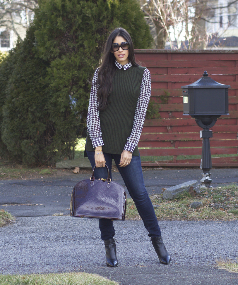 Layering a Sleeveless Sweater - The Style Contour