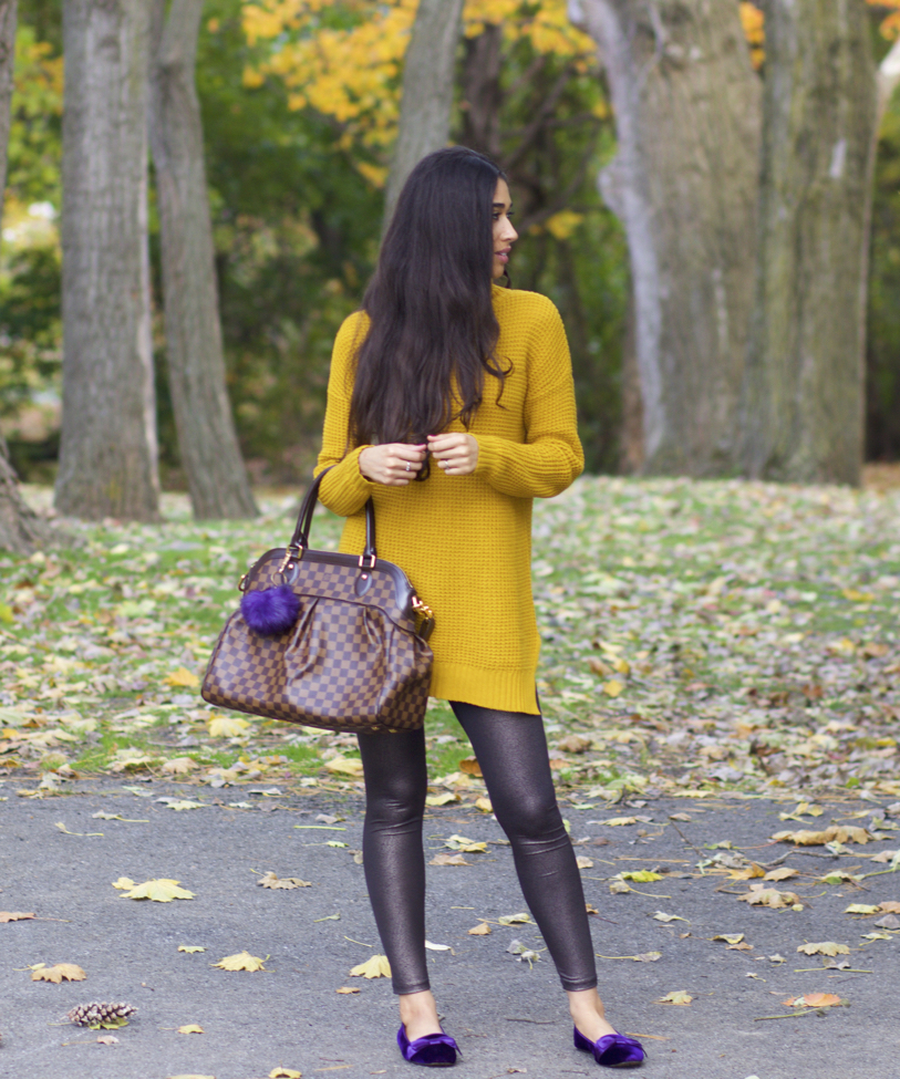 Wearing mustard yellow sale