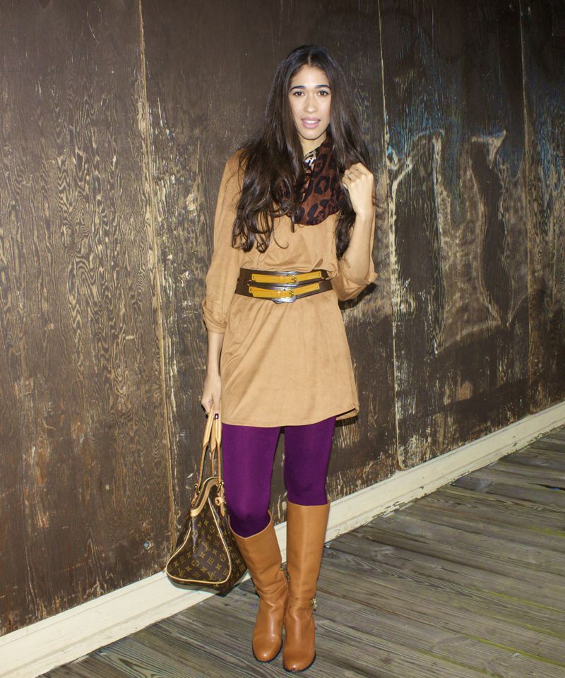 Thanksgiving Outfit Idea: Neutrals & Grape - The Style Contour