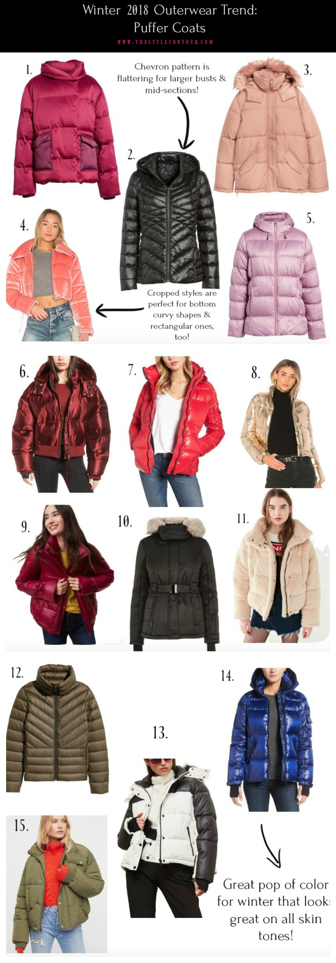 Winter 2018 Coat Trend: The Puffer 