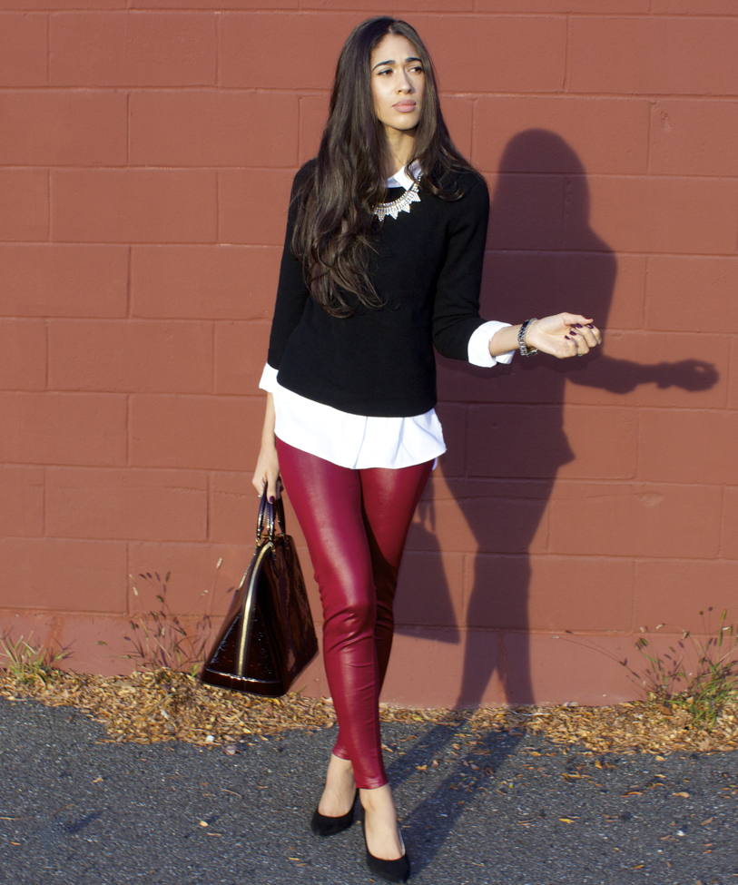 5 Classy Ways to Wear Leggings this Christmas 
