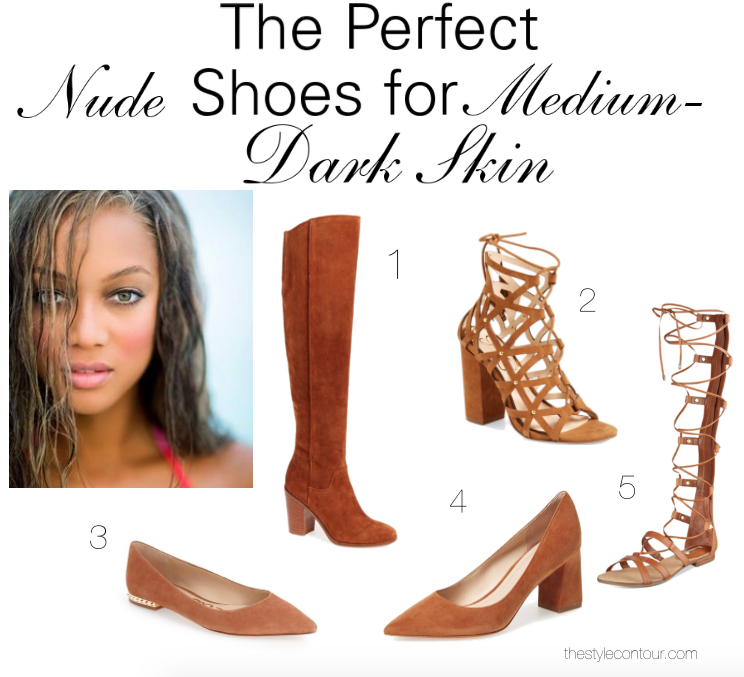 Nude heels hotsell for dark skin