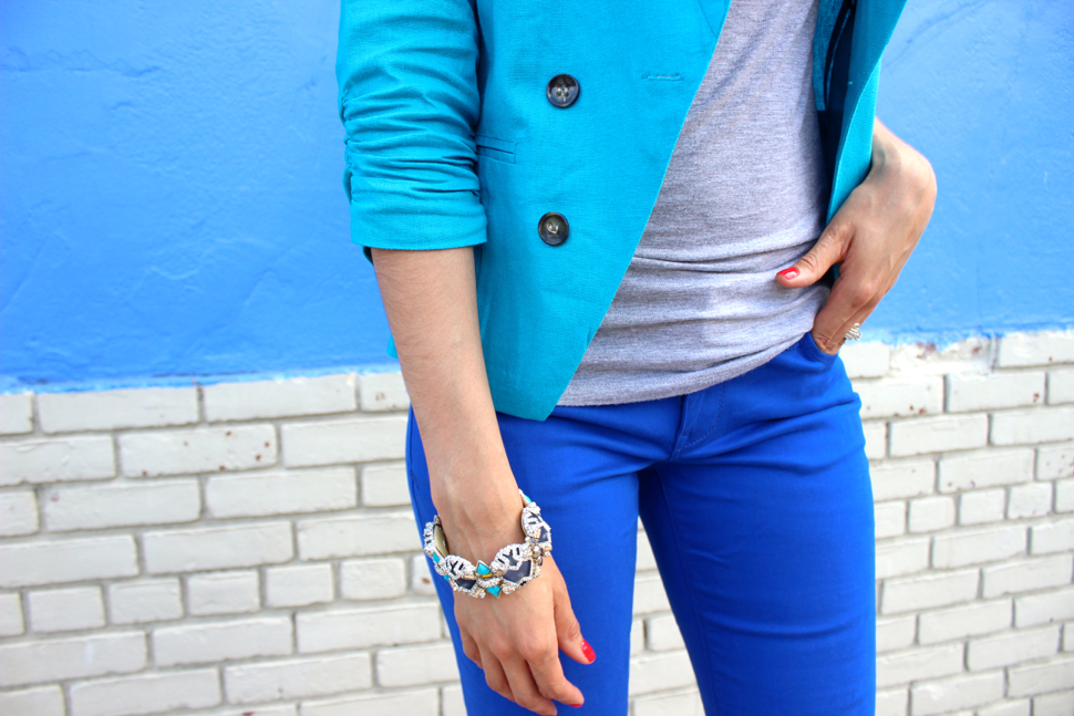 Styling Inspiration: Cobalt Blue Pants, cute & little