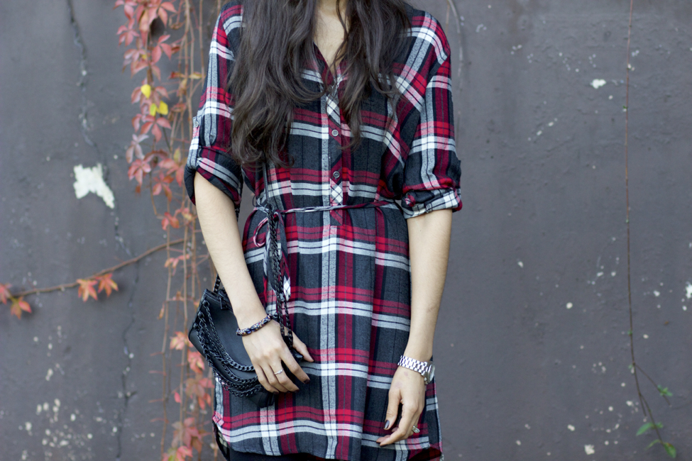 The Little Plaid Shirt Dress - The Style Contour