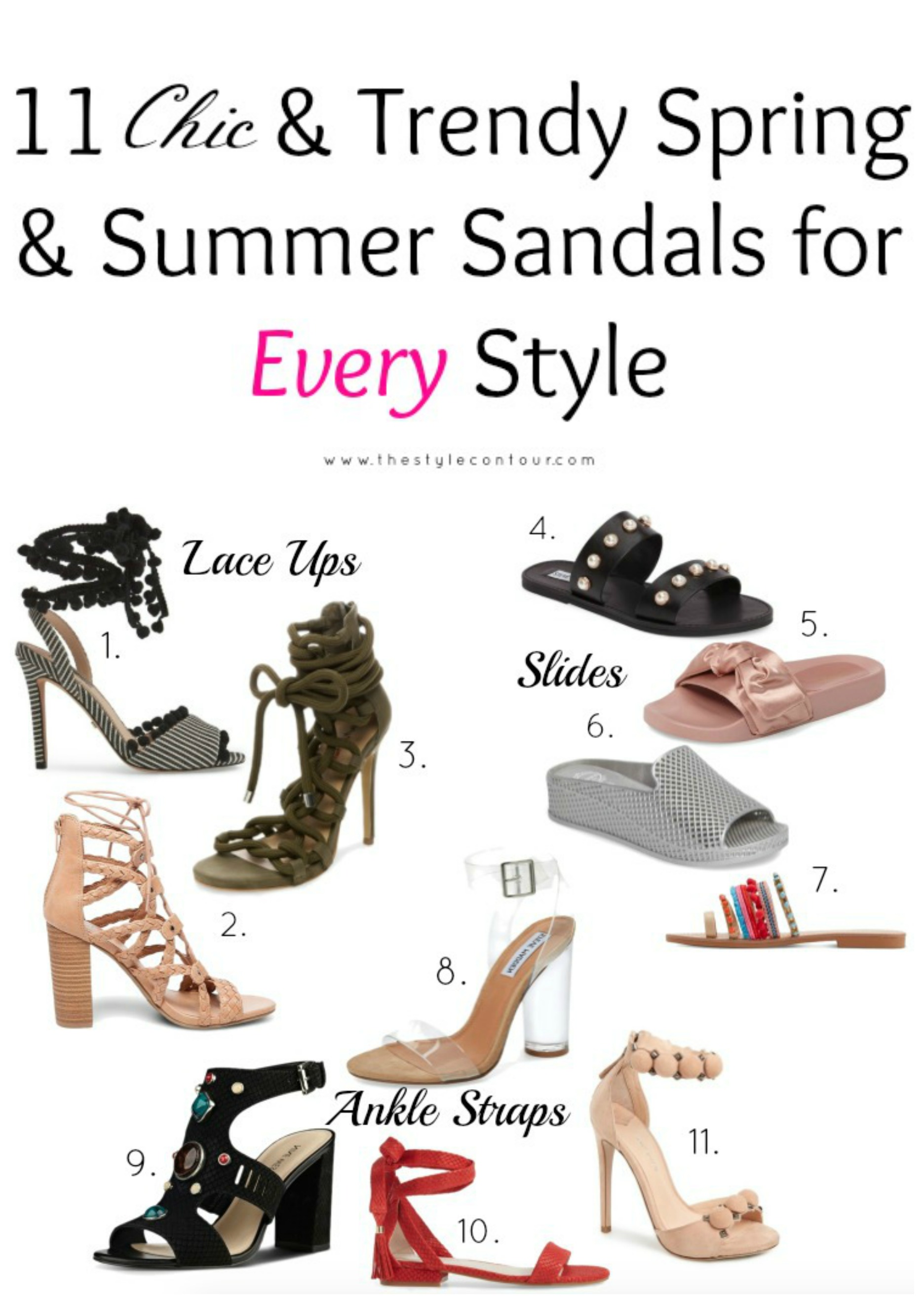 My Top 11 Spring & Summer Sandal Picks 2017 - The Style Contour
